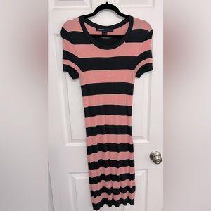 French Connection Striped Bodycon Dress
